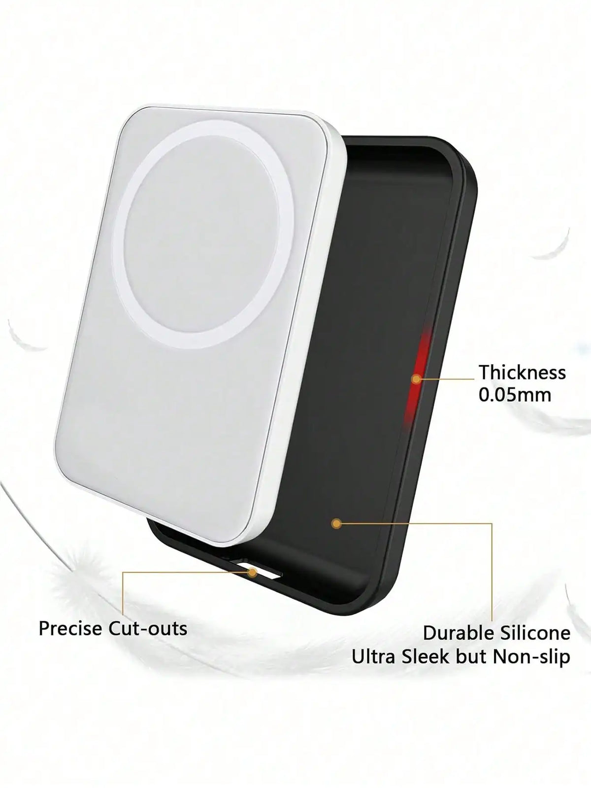 Sleek Magnetic Power Bank Protector